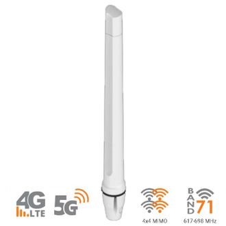 OEM Poynting Antena Marina Costera Lte/mimo (4x4), 4g/5g, 617-3800 Mhz, 4dbi