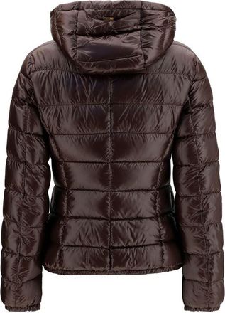 Herno Womens Brown Polyamide Full-Length Jacket Clothing