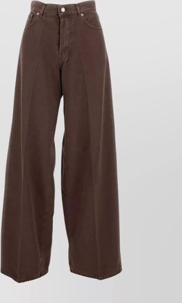 Haikure wide-leg high waist trousers