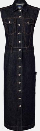 Sportmax Abito midi di jeans Farfalla