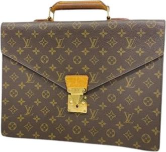 Louis Vuitton Pre-owned Handbags, male, Brown, Size: ONE SIZE Pre-owned Briefcase