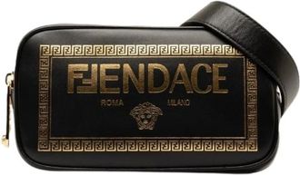 Fendi Pre-owned Belt Bags, female, Black, Size: ONE SIZE Pre-owned Leather Belt Bag