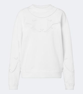 Isabel Marant Vella embroidered cotton sweatshirt