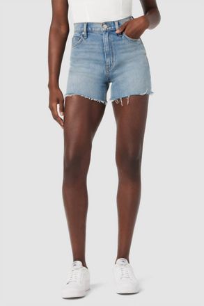 Hudson Womens Harlow High Rise Short In Ocean Air