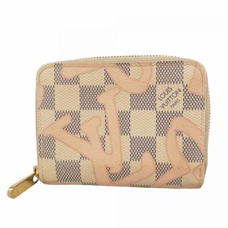 Louis Vuitton Pink White Coin Purse/Coin Case (Pre-Owned)