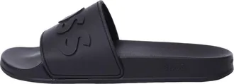 HUGO BOSS Raised Italian Made Slides Black 50498241-005