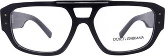 Dolce & Gabbana Demo Navigator Mens Eyeglasses DG3406 501 56