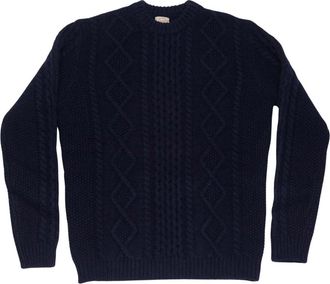 Rakk&igrave; Renegade Cardigan - Heren - Ronde hals truien - Zwart - S - Wol - Truien & Vesten