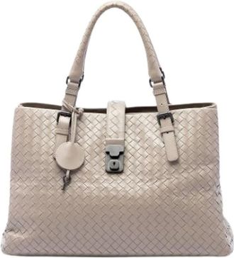 Bottega Veneta Pre-owned Roma Tote - Pre-owned - Mujer - Beige - ONE SIZE