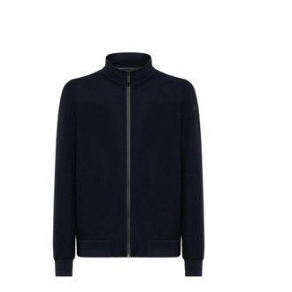 Roberto Ricci Design Zip-throughs, male, Blue, Size: 2XL Zip-through Sweatshirt