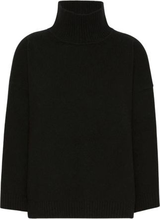 Max Mara Wkdborgia Turtleneck - Dames - Coltruien - Zwart - XS - Wol - Truien & Vesten