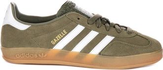 adidas Sneakers, male, Green, 5 1/3 UK, Gazelle Indoor Olivewhite Men Shoes