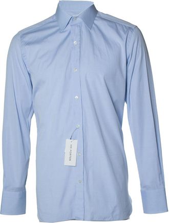 Tom Ford blue cotton shirt