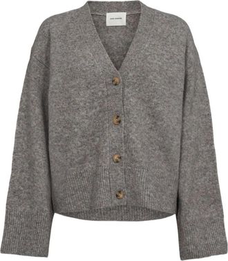 Sofie Schnoor Cardigans - Dames - Vesten - Grijs - L - Leer - Truien & Vesten