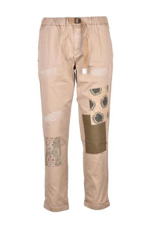 White Sand Stretch Trousers - Turquoise