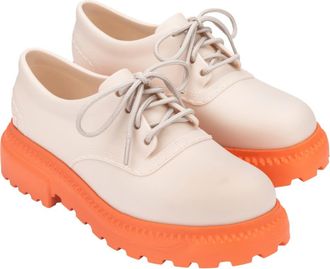 Melissa Ad Lugged Derby in Matte Beige/orange at Nordstrom Rack, Size 5