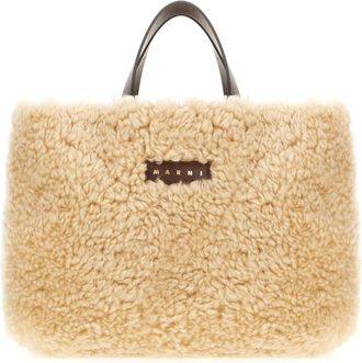 Marni Tote Bag - Dames - Shoppers - Beige - ONE Size - Tassen