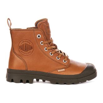 Palladium Pampa Hi Zip Lite - male - Palladium - Lace-up Boots - Brown - 3 UK - Shoes