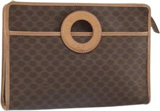 Celine Pre-owned Clutches, female, Brown, Size: ONE SIZE Pre-owned Plastic Clutch