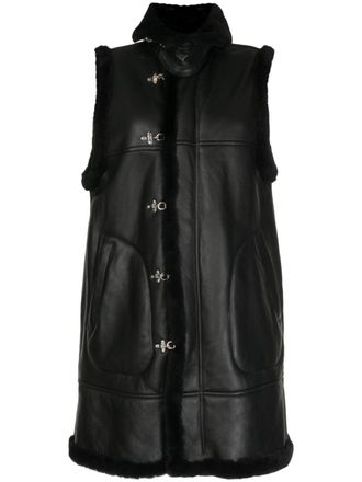 Comme Des Garçons Leren jas - Zwart