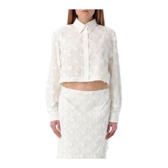 Msgm Mujer, Blusas y Camisas, Blanco, Talla: S