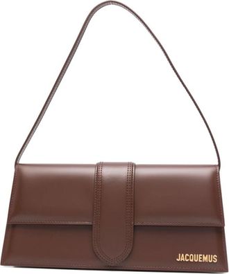 Jacquemus The long Bambino Bag - Dames - Schoudertassen - Bruin - ONE Size - Katoen - Tassen