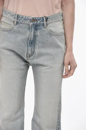 Balenciaga Light-Wash Denim Bootcut Jeans 28cm Balenciaga