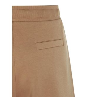 Max Mara Wide-Leg Track Joggers - Beige
