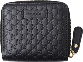 Gucci Black Leather Wallet (Bi-Fold) (Pre-Owned)