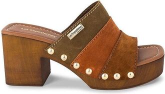 Les Tropeziennes Muiltjes met hak, su&egrave;deleer, Polina