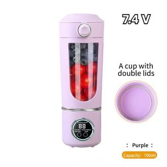 OEM Licuadora/extractor De Jugos Port&aacute;til, Gran Capacidad De 700 Ml, Cuchillas De Acero Duraderas, Recipiente Mezclador 2 En 1, M&aacute;quina Port&aacute;til Para Prep