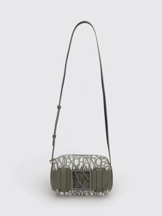 A|X Armani Exchange Borsa Armani Exchange in canvas con logo all over