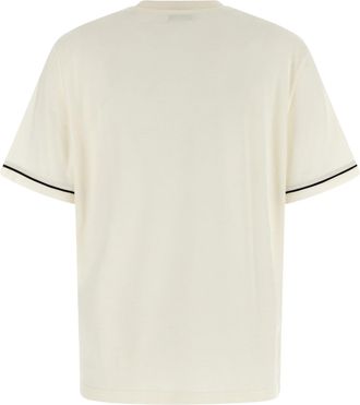 Ferragamo Womens Beige Cotton T-Shirt