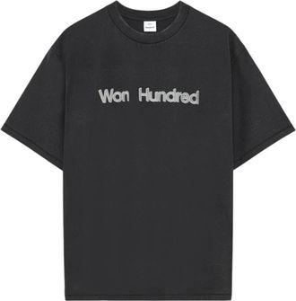 Won Hundred T-Shirt LA Logo Flashes - - Tops - Uomo - Nero - M