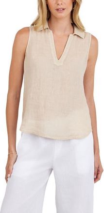 Bella Dahl Sleeveless Linen Top in Linen Sand at Nordstrom, Size X-Small