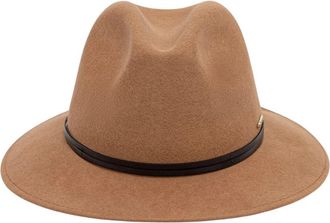 Twinset Fedora Hoed - Dames - Hoeden - Bruin - ONE Size - Wol - Accessoires