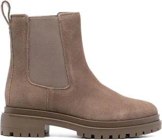 Lauren Ralph Lauren Corinne leather ankle boots - women - Leather - 5.5 - Brown