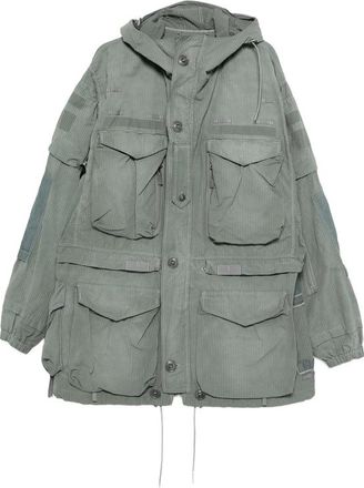 Maison Margiela Hooded Multi-pocket Coat