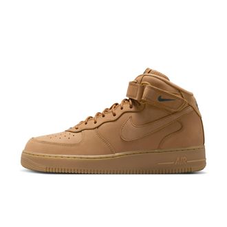 Nike Mens Air Force 1 Mid Shoes in Brown | 715889-200