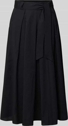 More & More More & More Midirock mit Bindeg&uuml;rtel in Black, Gr&ouml;&szlig;e 34