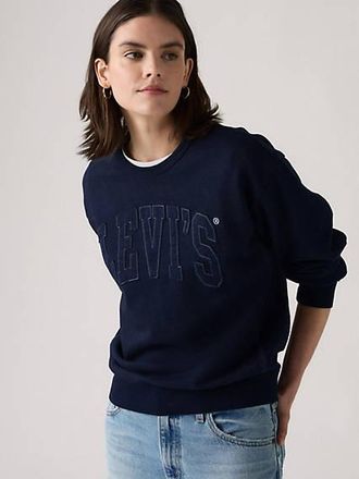 Levi's Graphic Heritage Crew Sweatshirt - Womens - 2XL - Blue