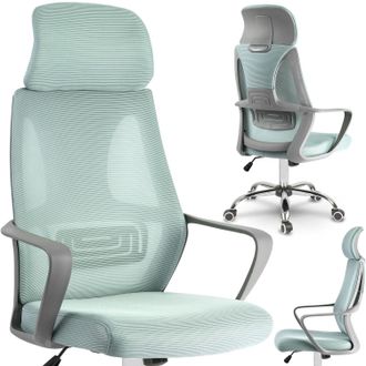 OEM Silla De Oficina Praga De Micromalla - Azul Claro