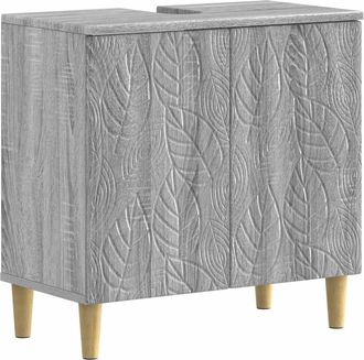 vidaXL Mueble De Lavabo Para Ba&ntilde;o Delft Sonoma Gris Vidaxl