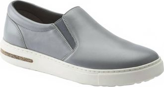Birkenstock Womens Oswego Leather Shoe - Narrow Width In Grey