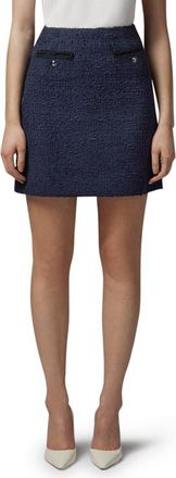 L.k. Bennett Charlee Tweed Miniskirt in Navy at Nordstrom, Size 10 Us