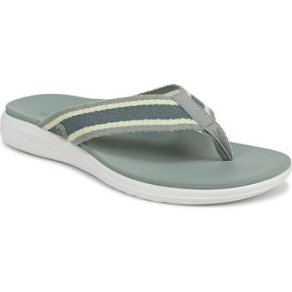 Vionic Indigo Flip Flop in Iceberg Green Multi at Nordstrom, Size 10