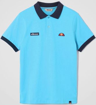 Ellesse Mens Lessepsia Polo - Light Blue/Navy - Size: 44