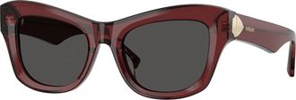 Burberry Dark Grey Cat Eye Ladies Sunglasses BE4442U 412887 51
