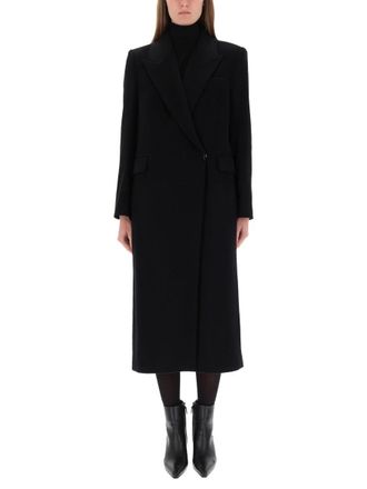 HUGO BOSS Double Breasted Midi Coat