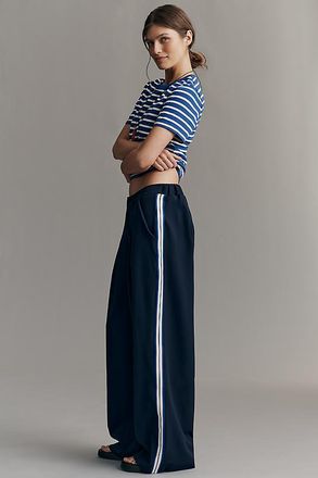 Maeve The Avery Knit Track Pants by Maeve